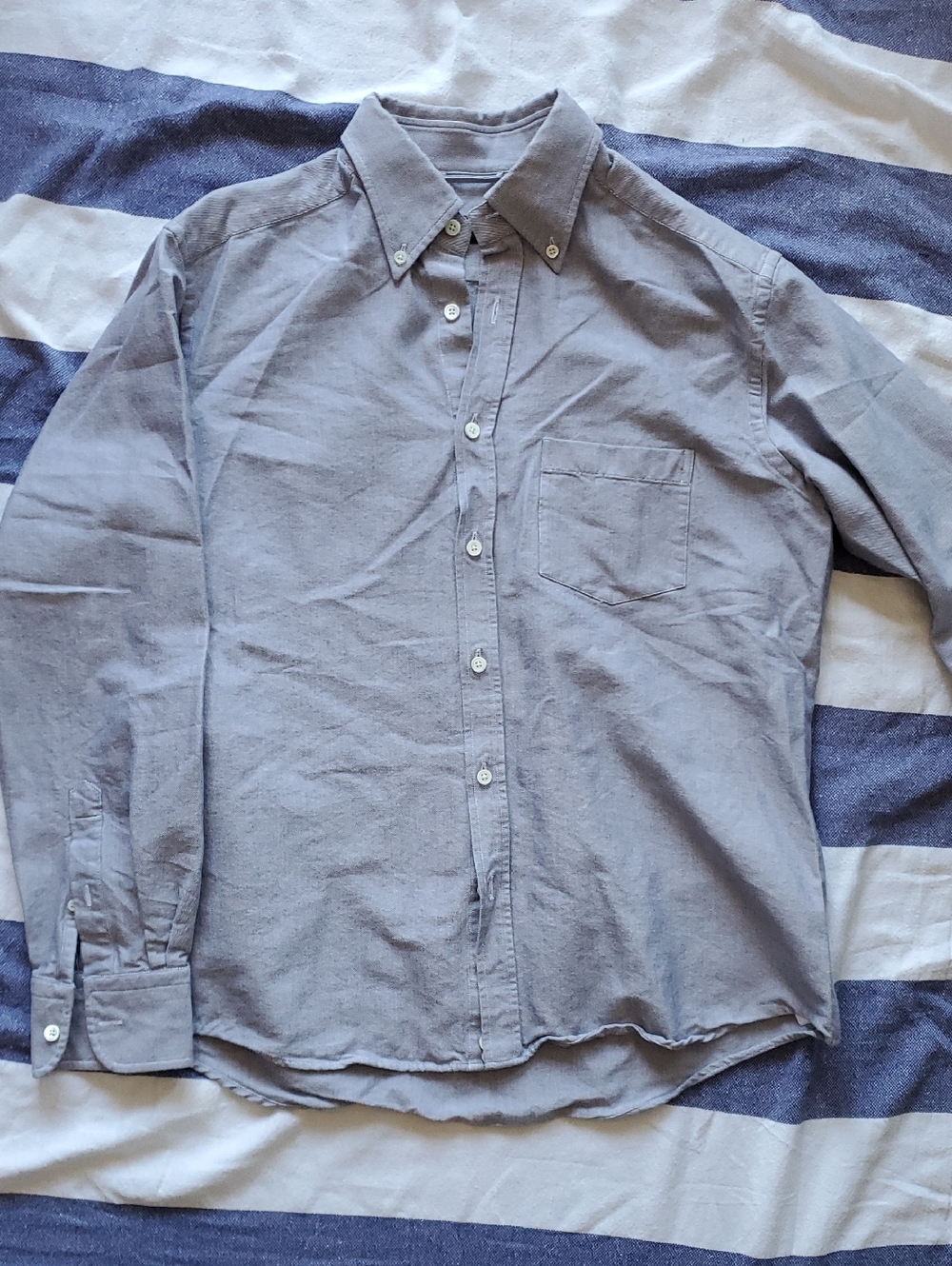 Ermenegildo Zegna Work Shirt Classic Blue